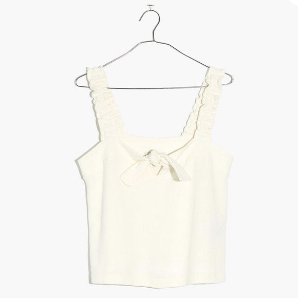 Madewell Tie-Front Tank Top - Picture 1 of 4